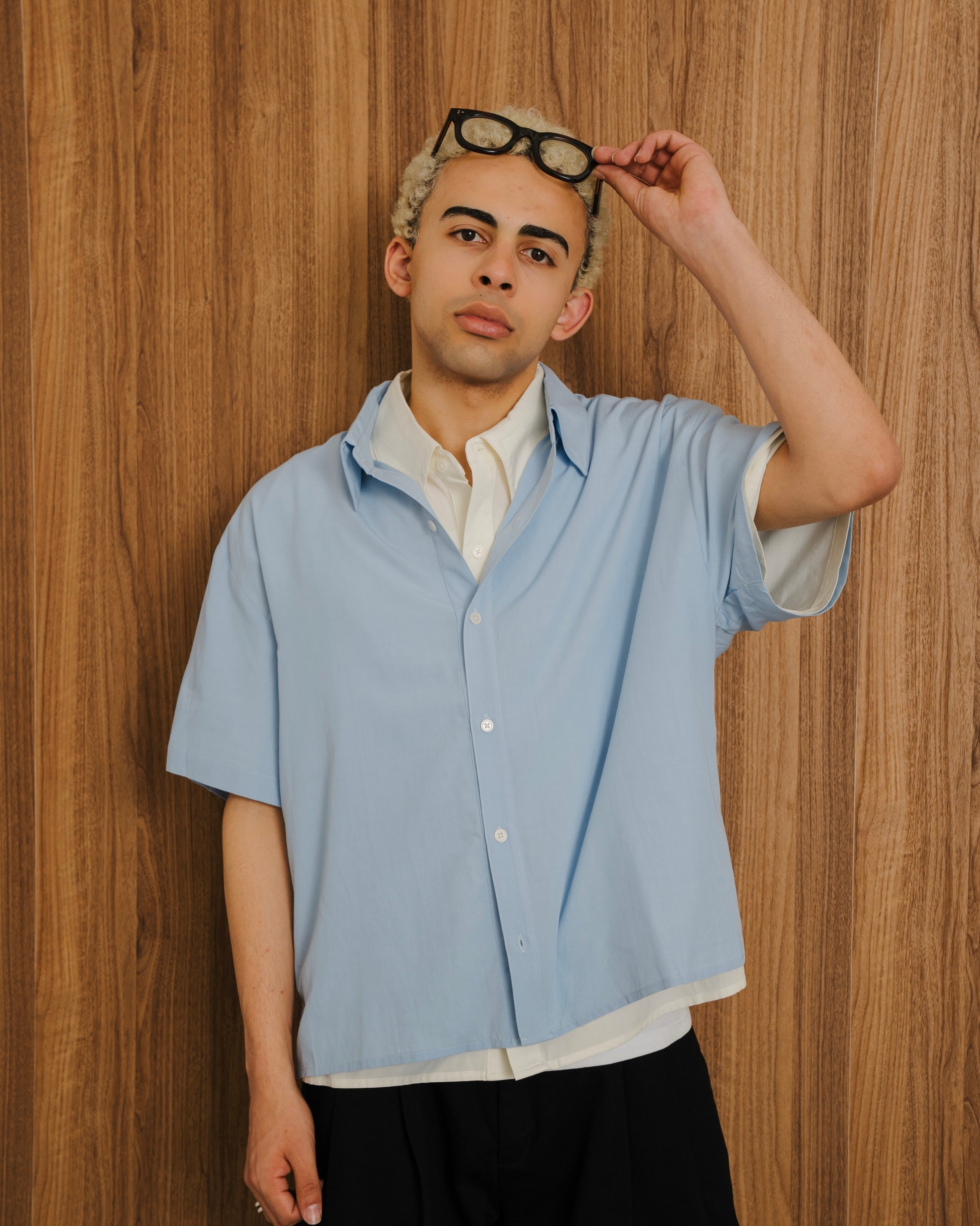 Cropped Classic Regular Collar Shirt SS