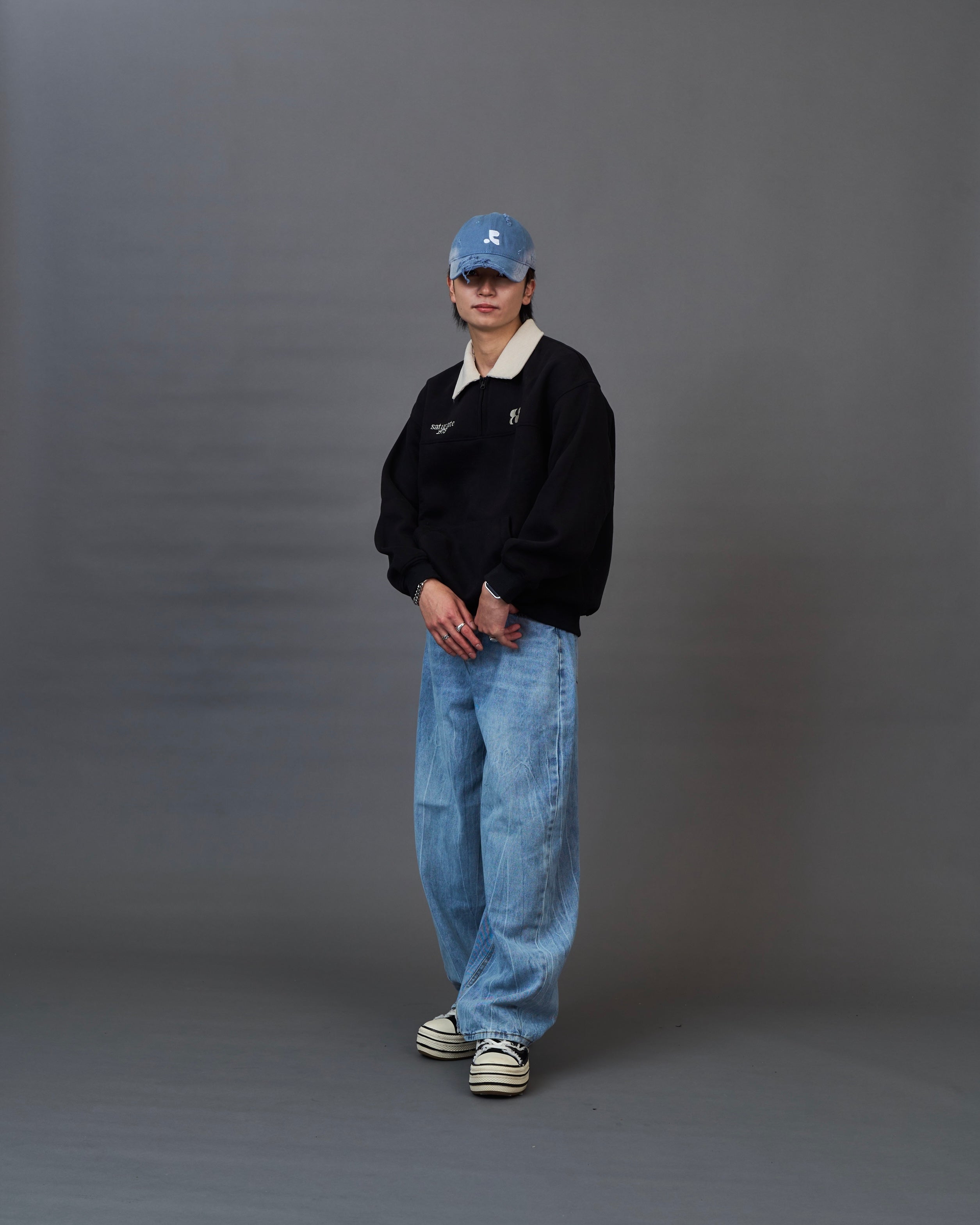 Quarter-Zip Sweatshirt / クォータージップ スウェットシャツ SL0069