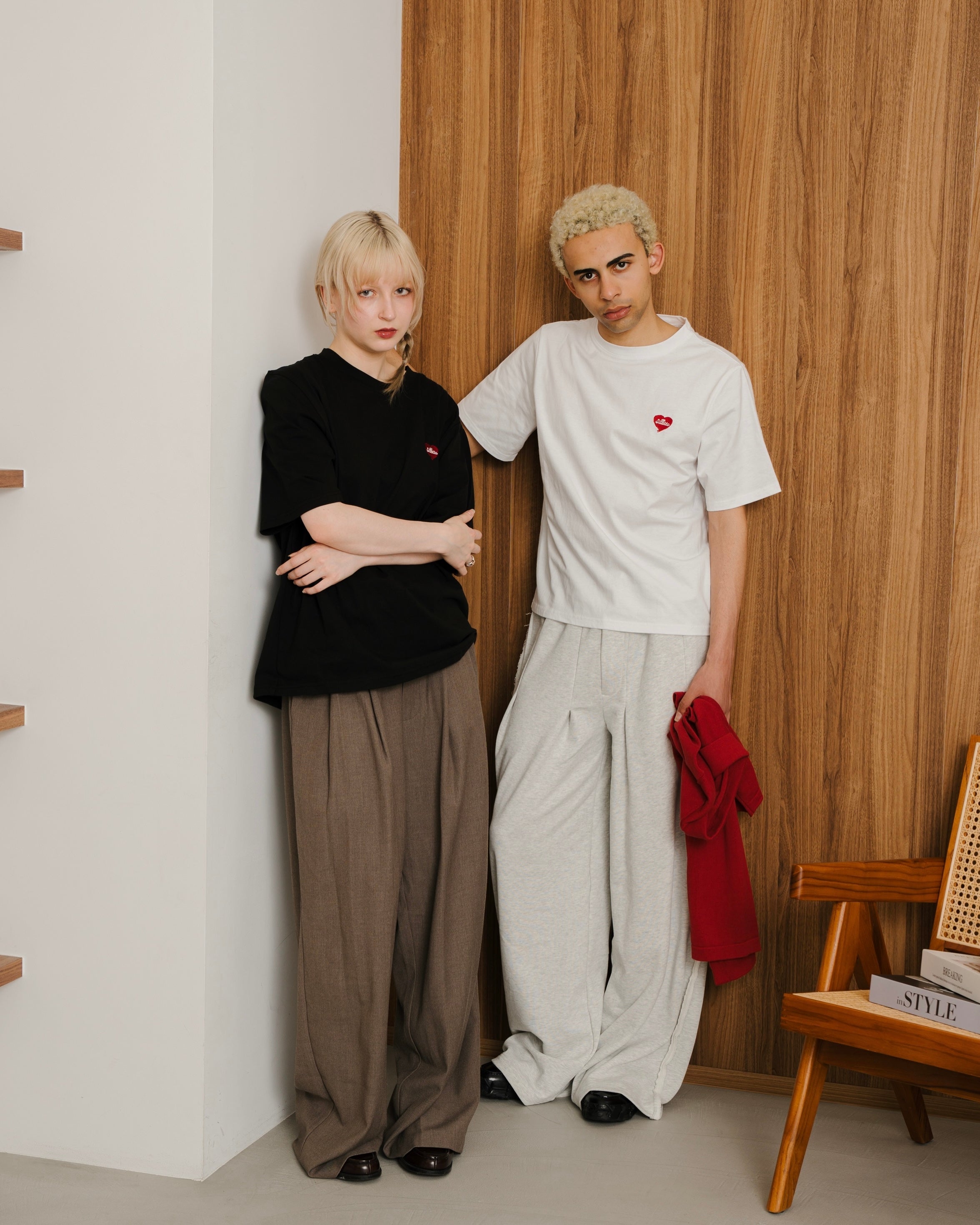Inside-Out Wide Sweatpants