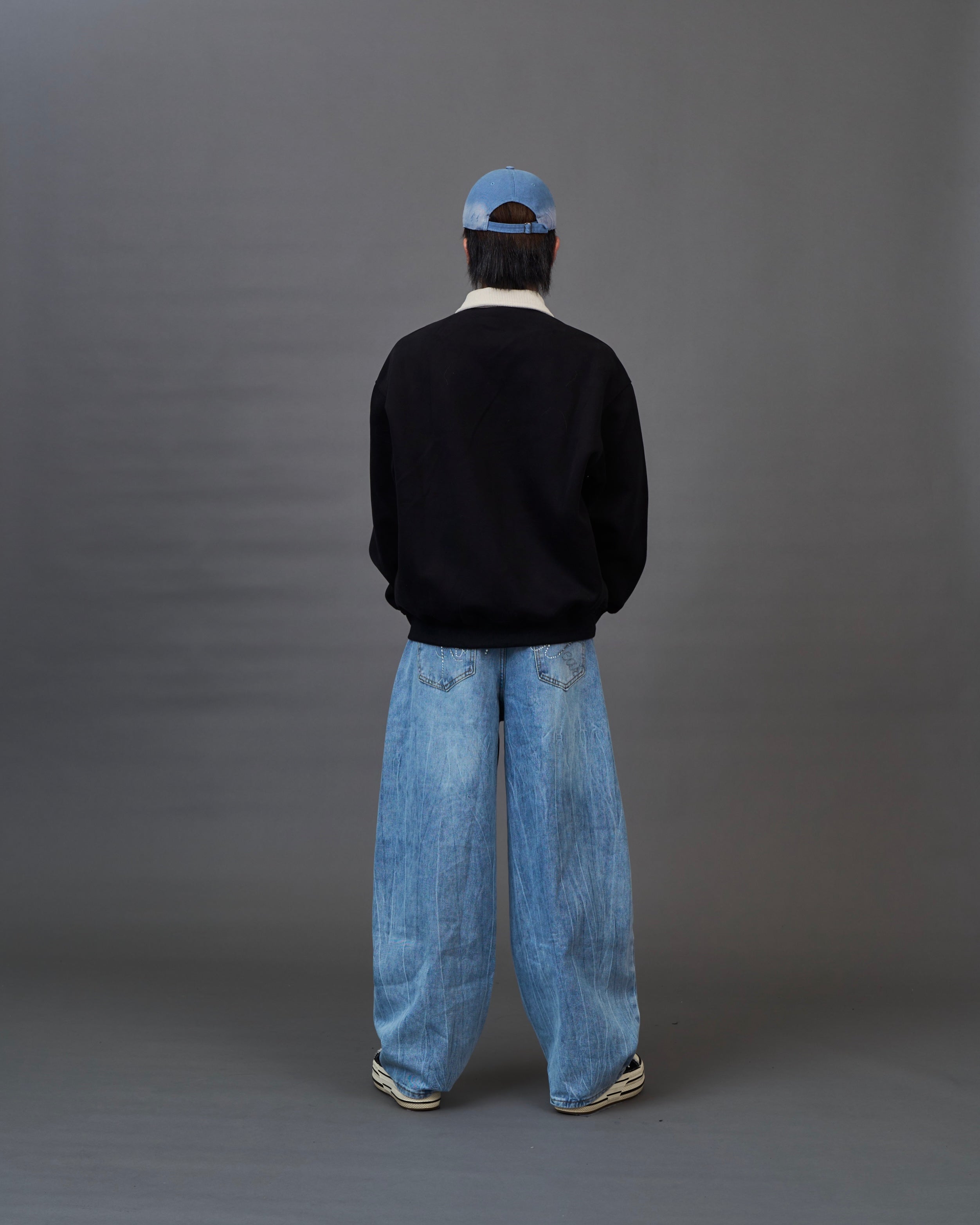 ラインストーンビンテージデニム/Rhinestone Vintage Denim SL0047