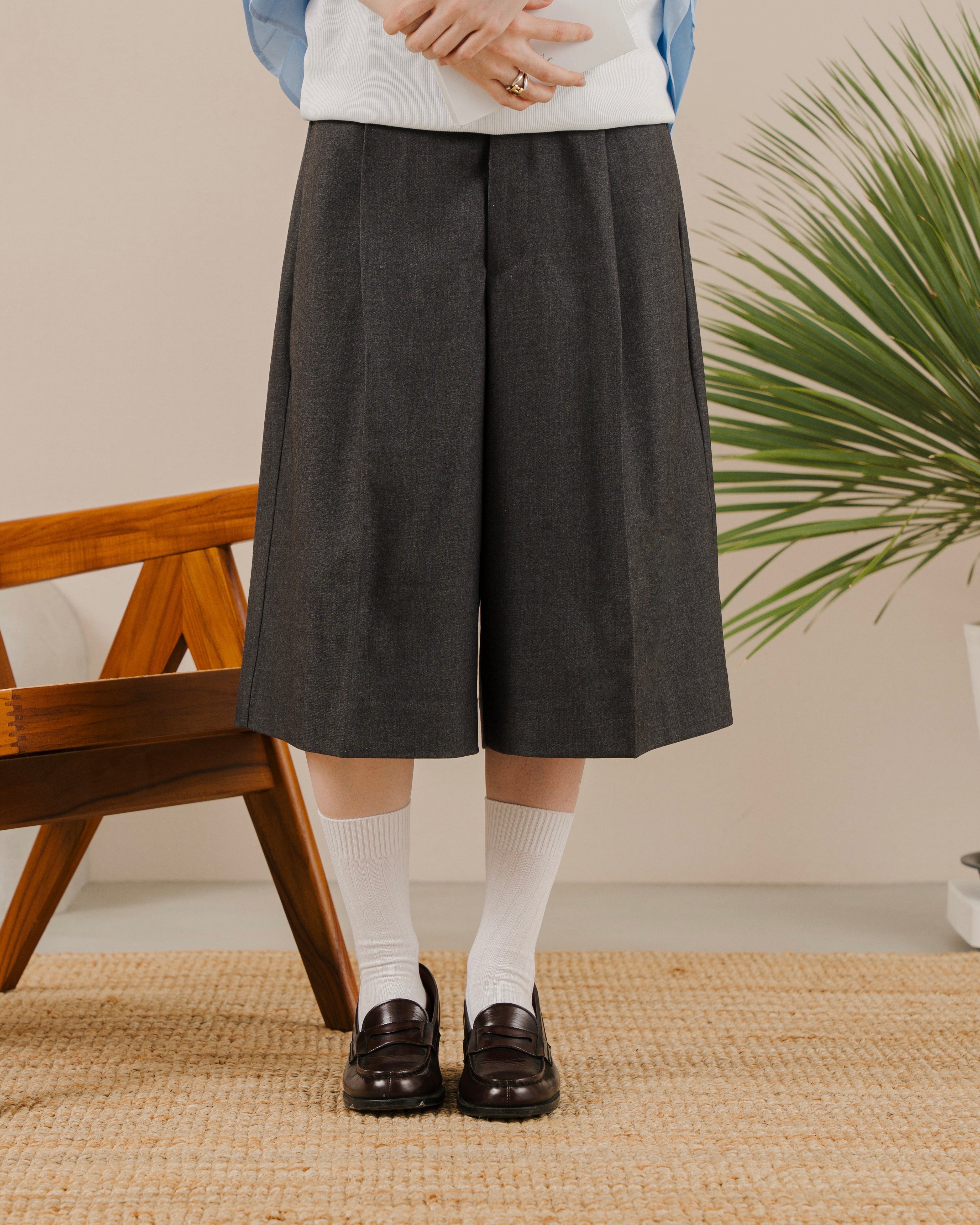 ella_selectshop マシュマロウールタッチジレ　ブラック マシュマロウール100・ハイネック/DoCLASSE