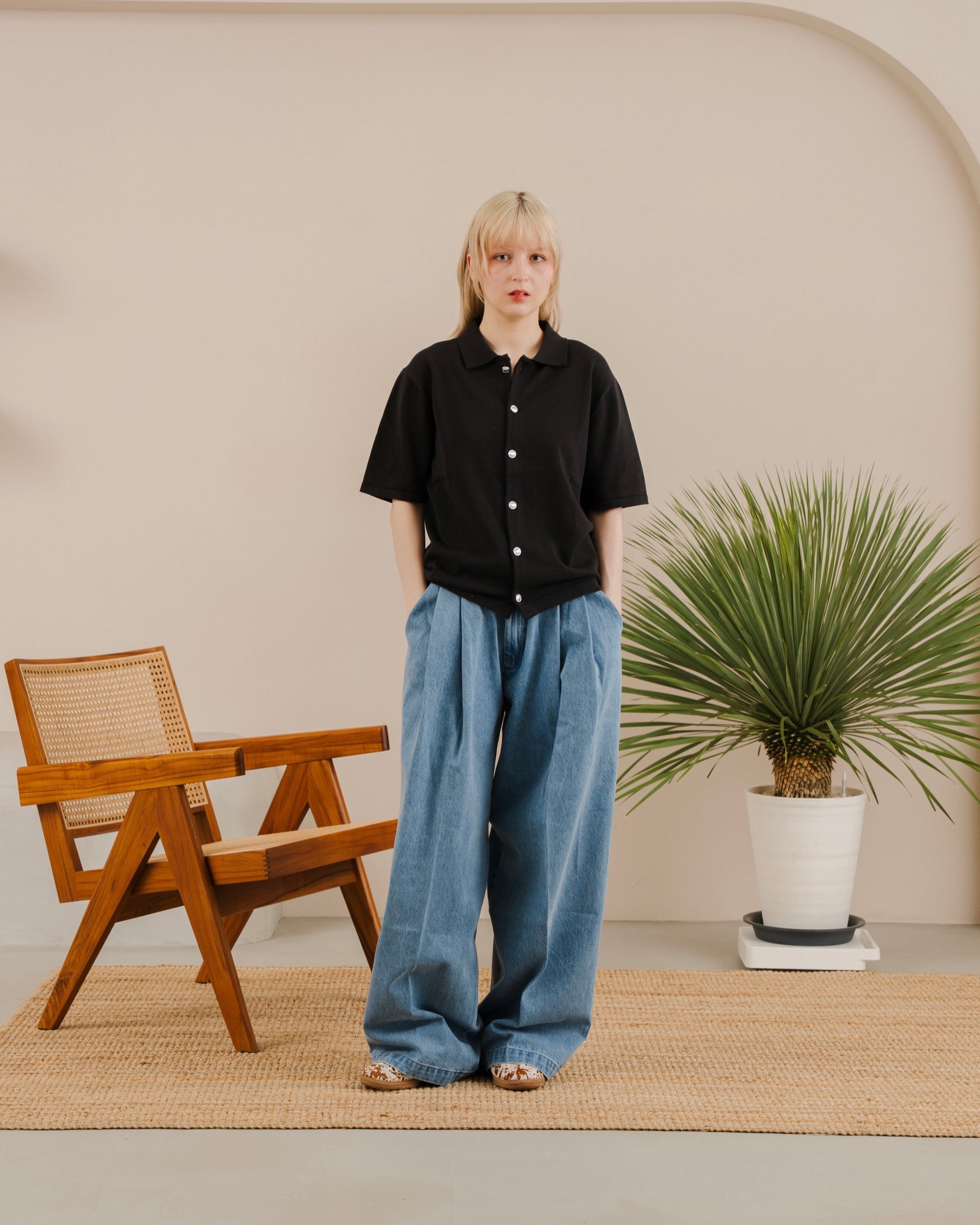 Cotton Knit Shirt