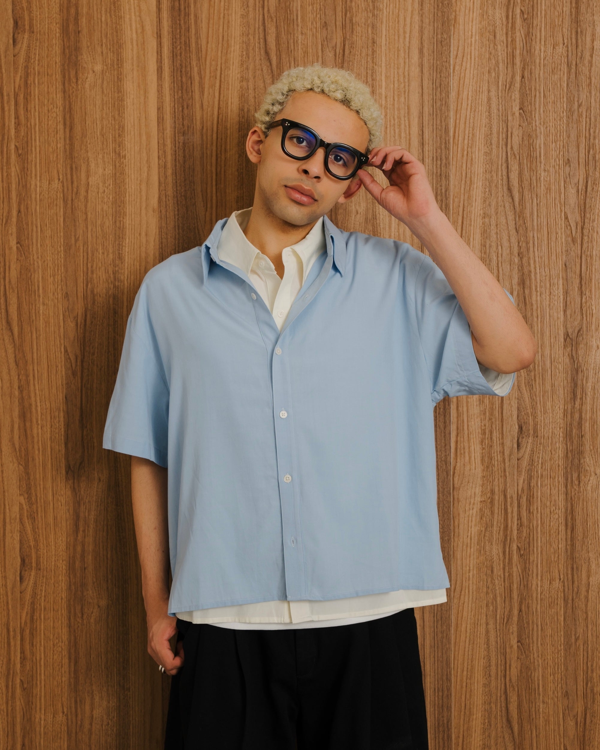 Cropped Classic Regular Collar Shirt SS