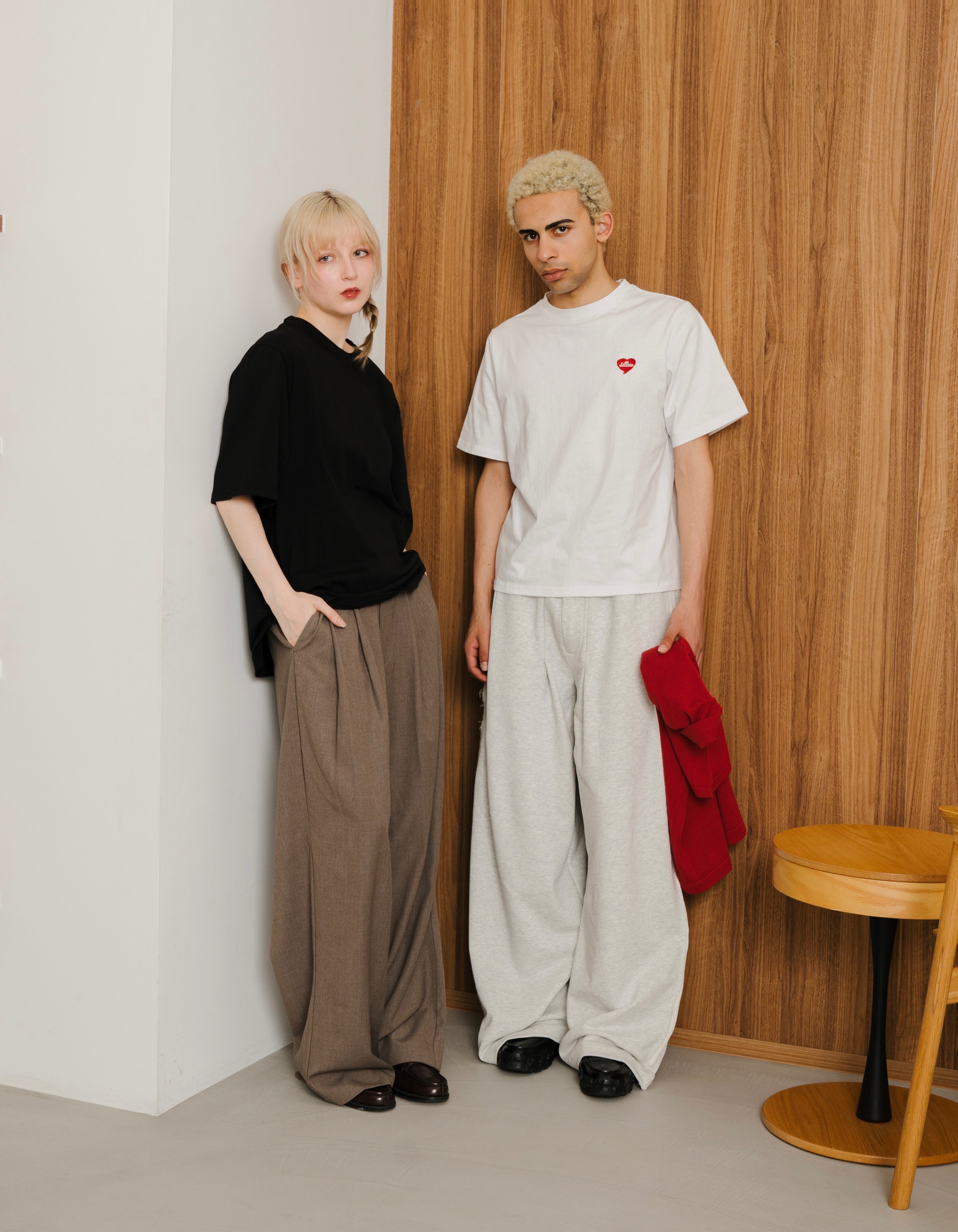 Heart Embroidery Tee