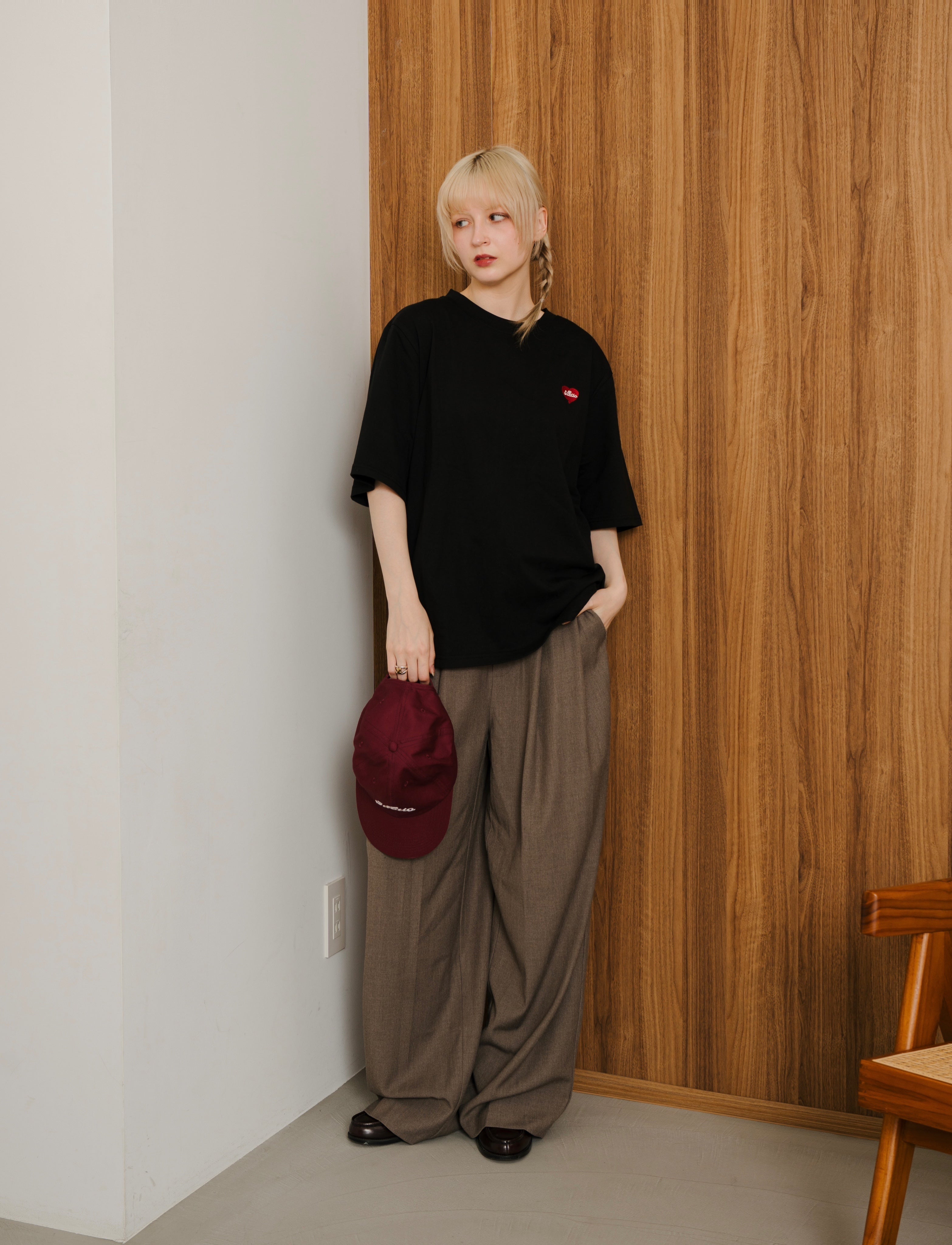 Heart Embroidery Tee