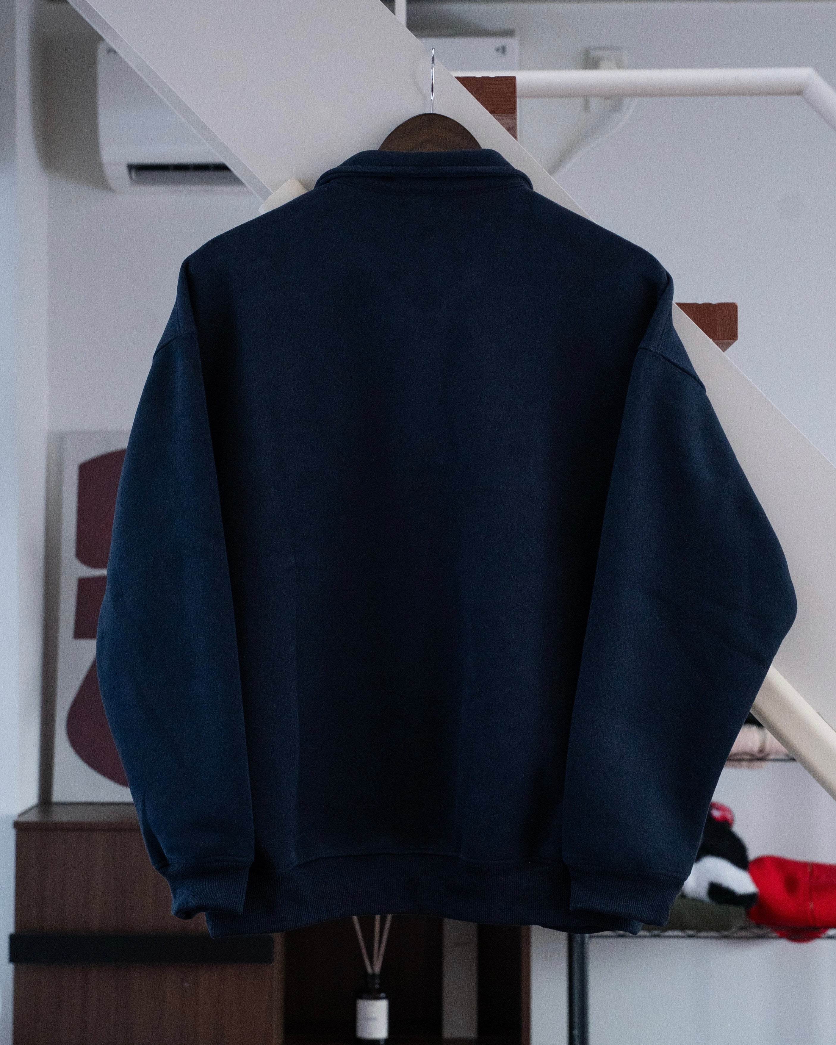 鹿子スウェットポロtシャツ LS SL0079