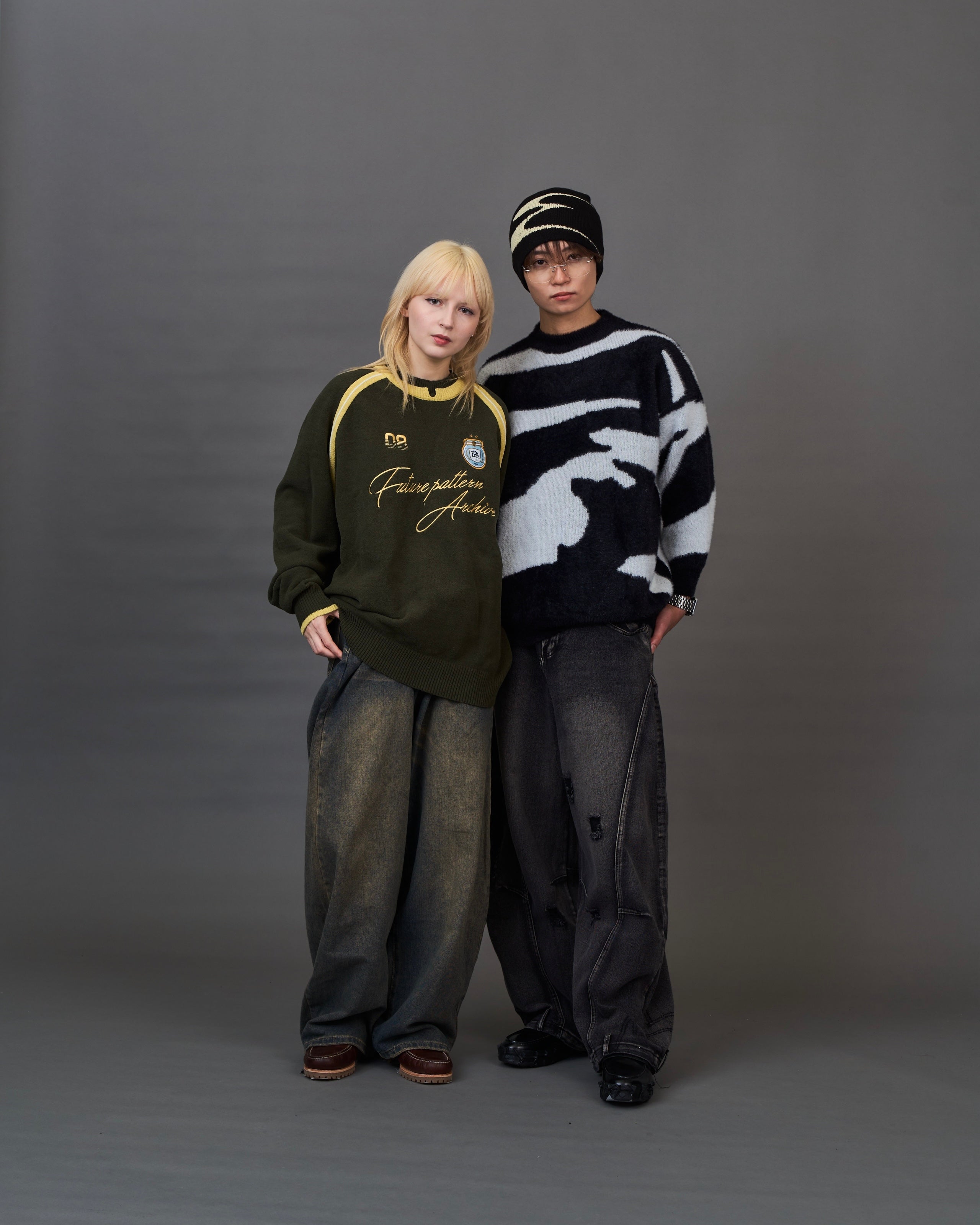 mohair like marble knit/モヘアライクマーブルニット SL0068