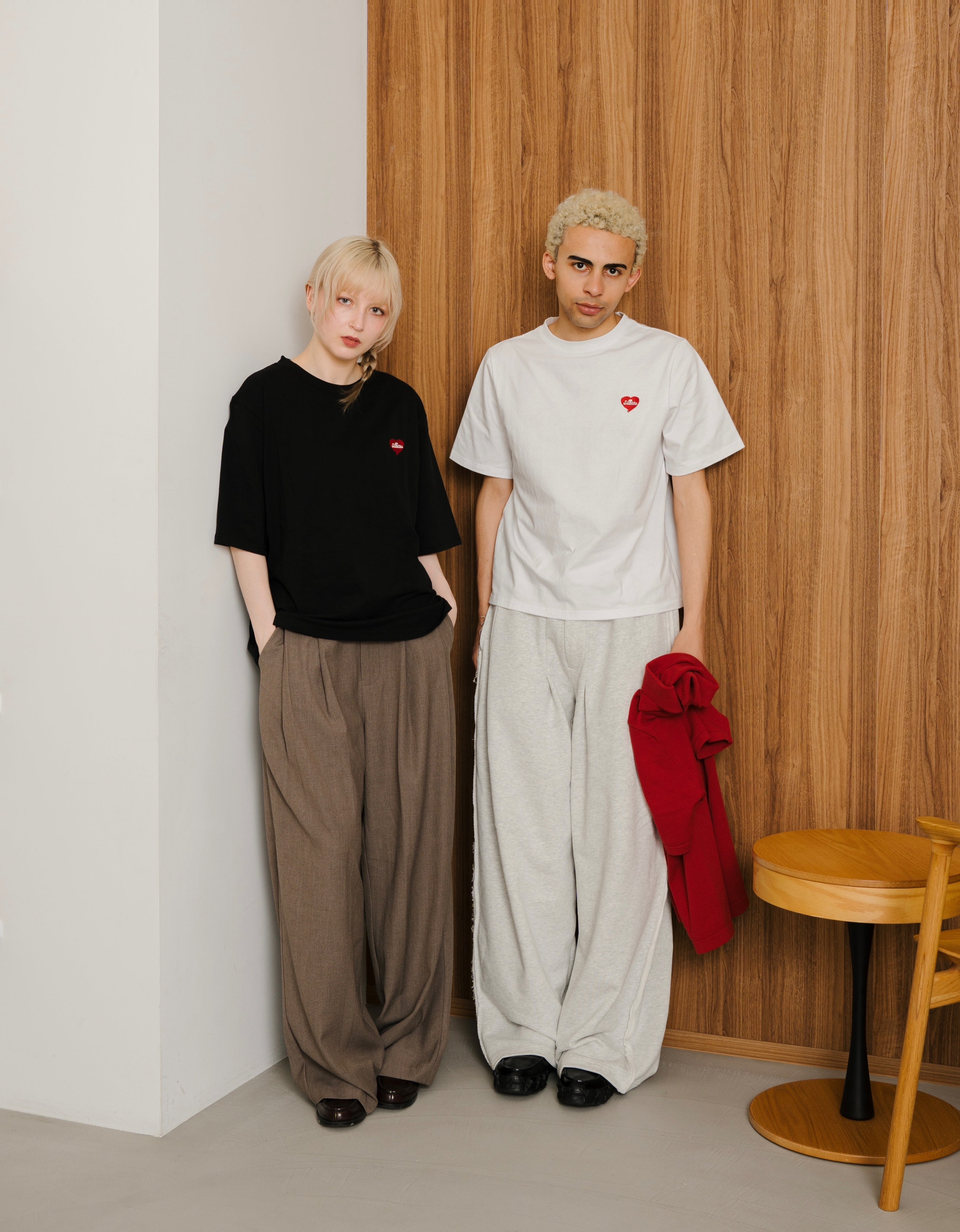 Heart Embroidery Tee