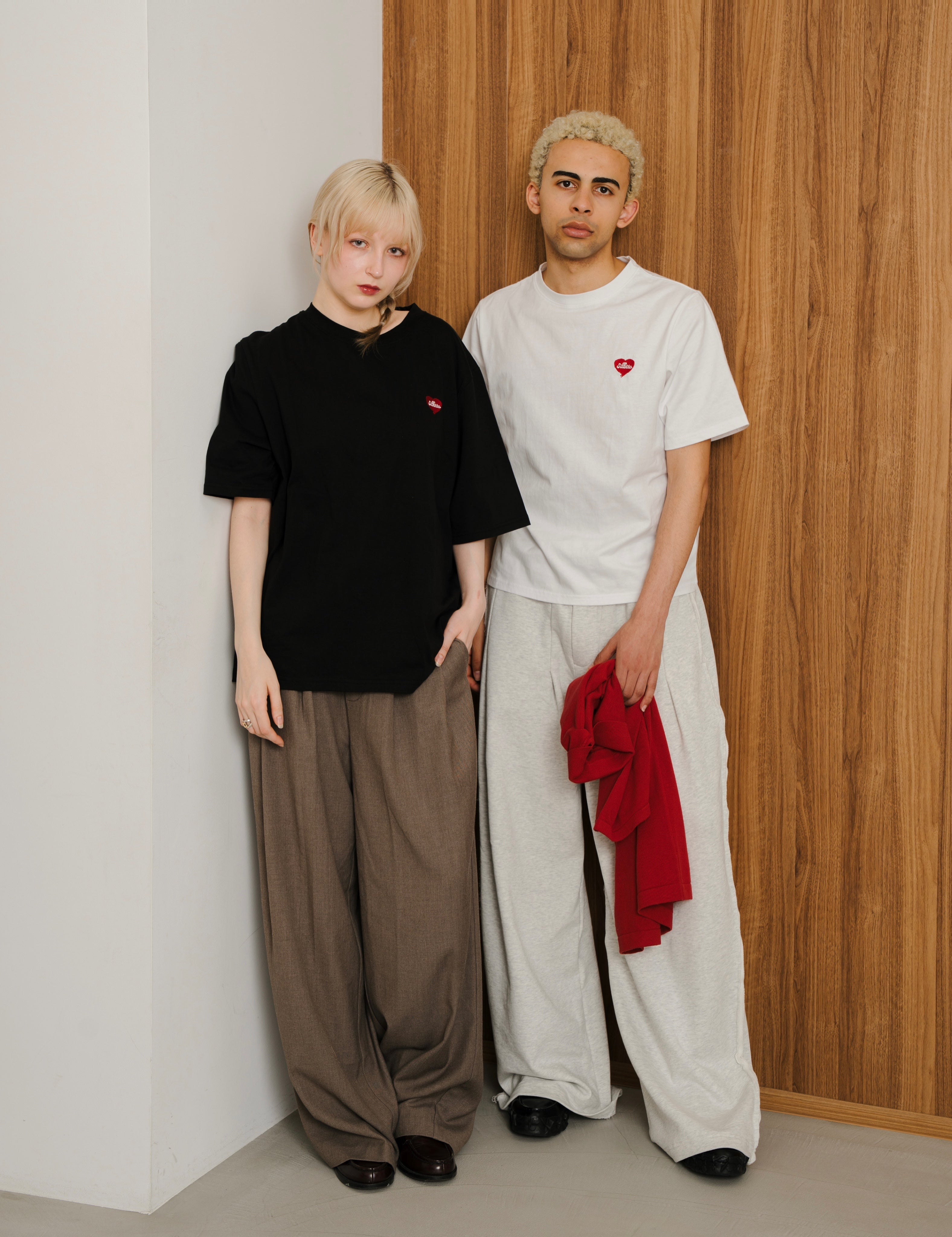 Heart Embroidery Tee