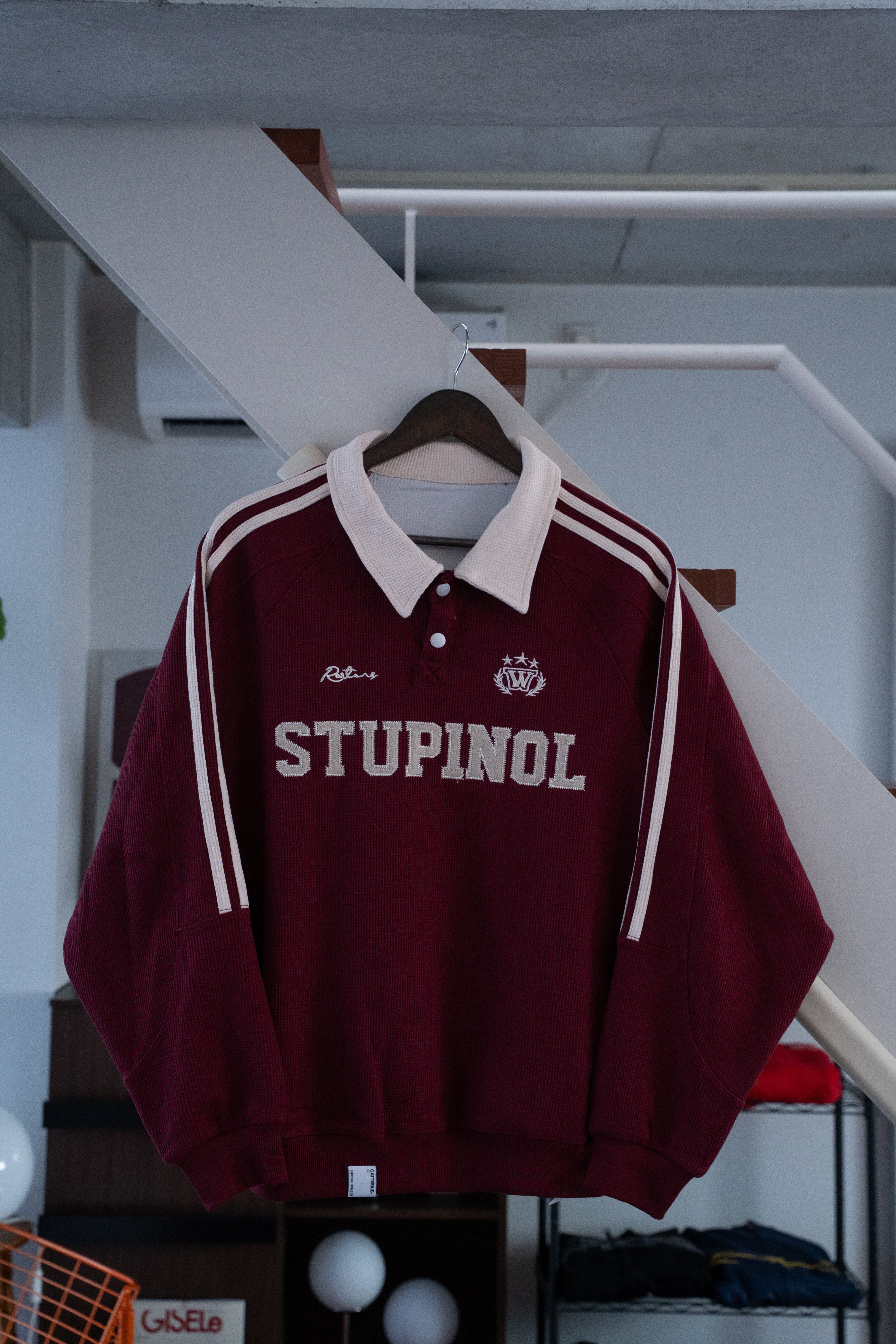 カレッジロゴ ラガースウェットSL0078