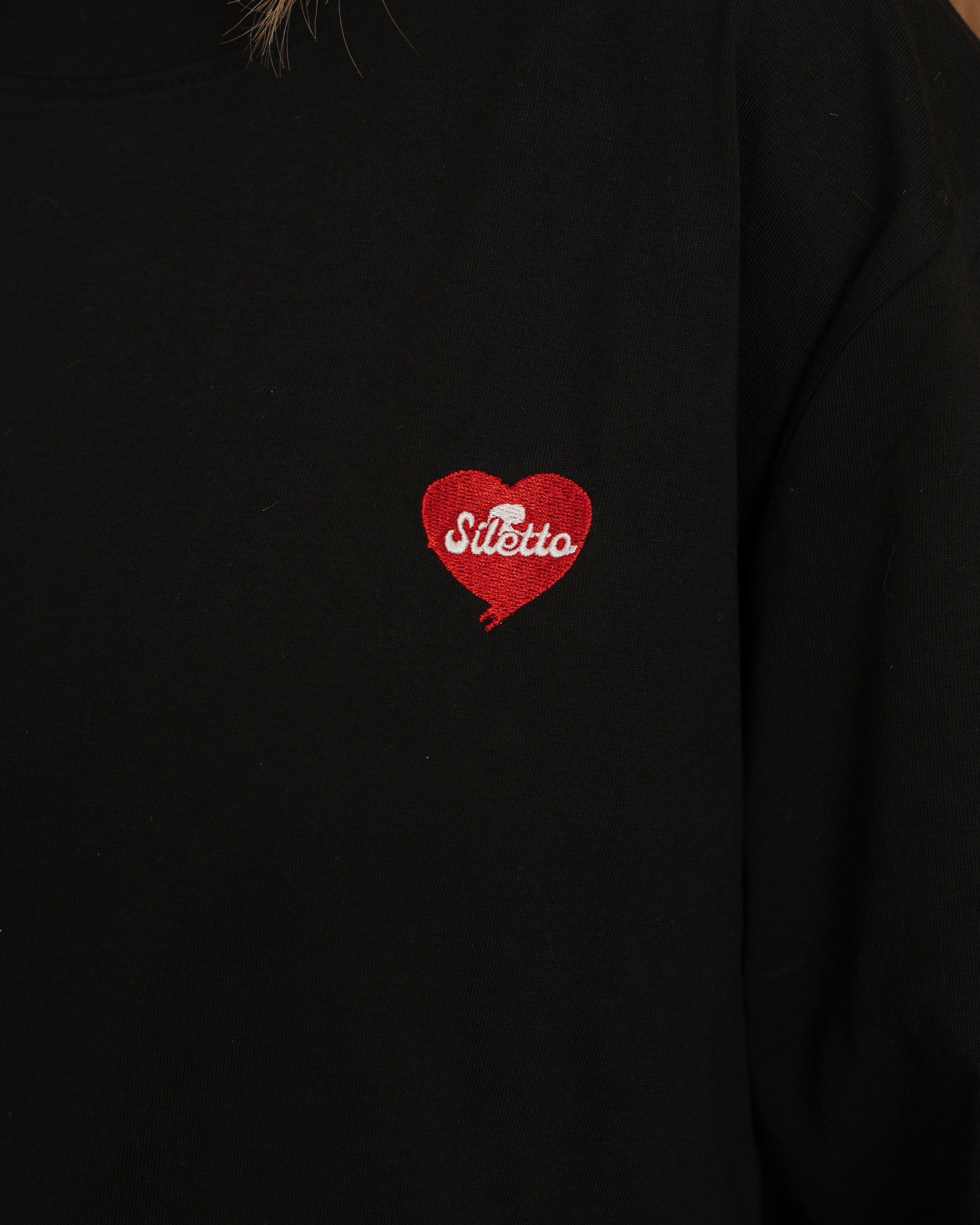 Heart Embroidery Tee