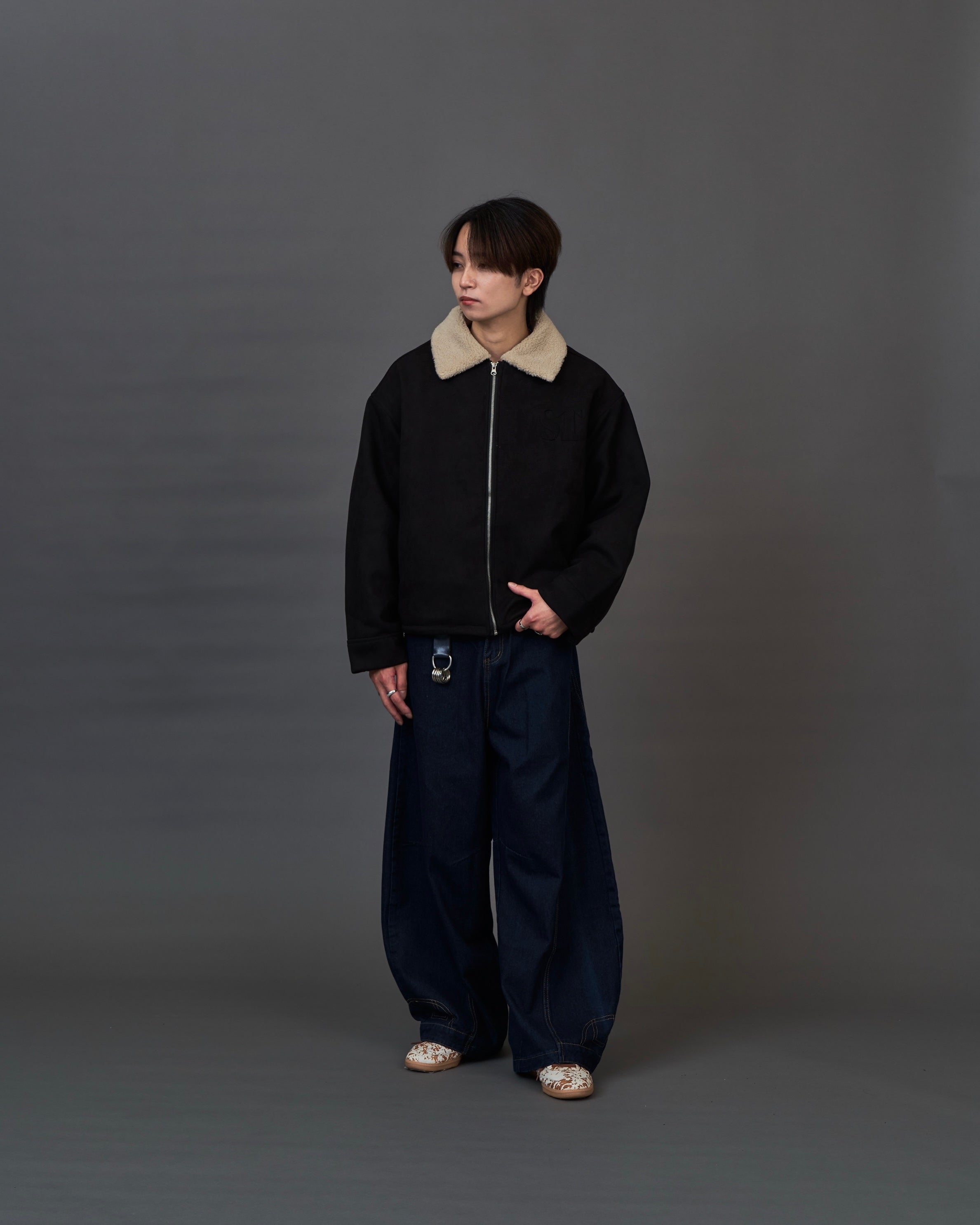 Shearling Collar Suede Blouson /シェアリングカラー スウェードブルゾンSL0055