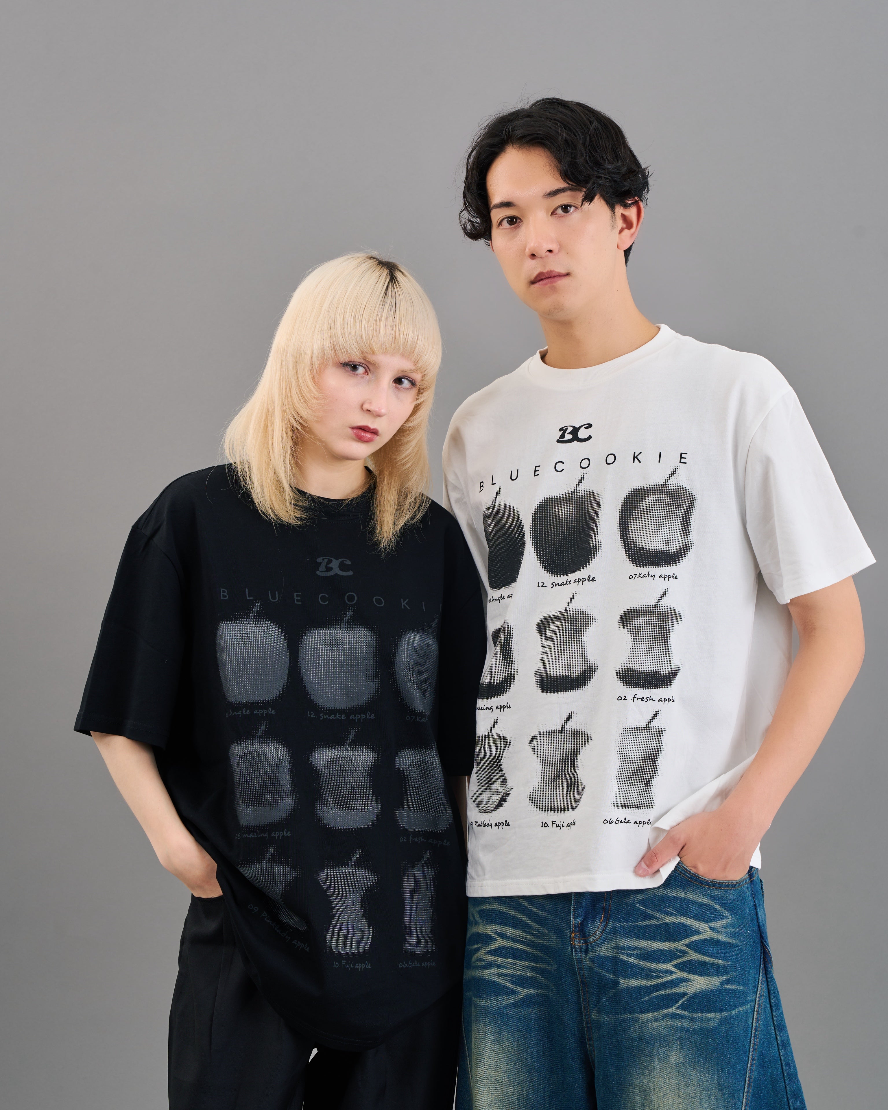 アップルグラフィックtシャツSL0026