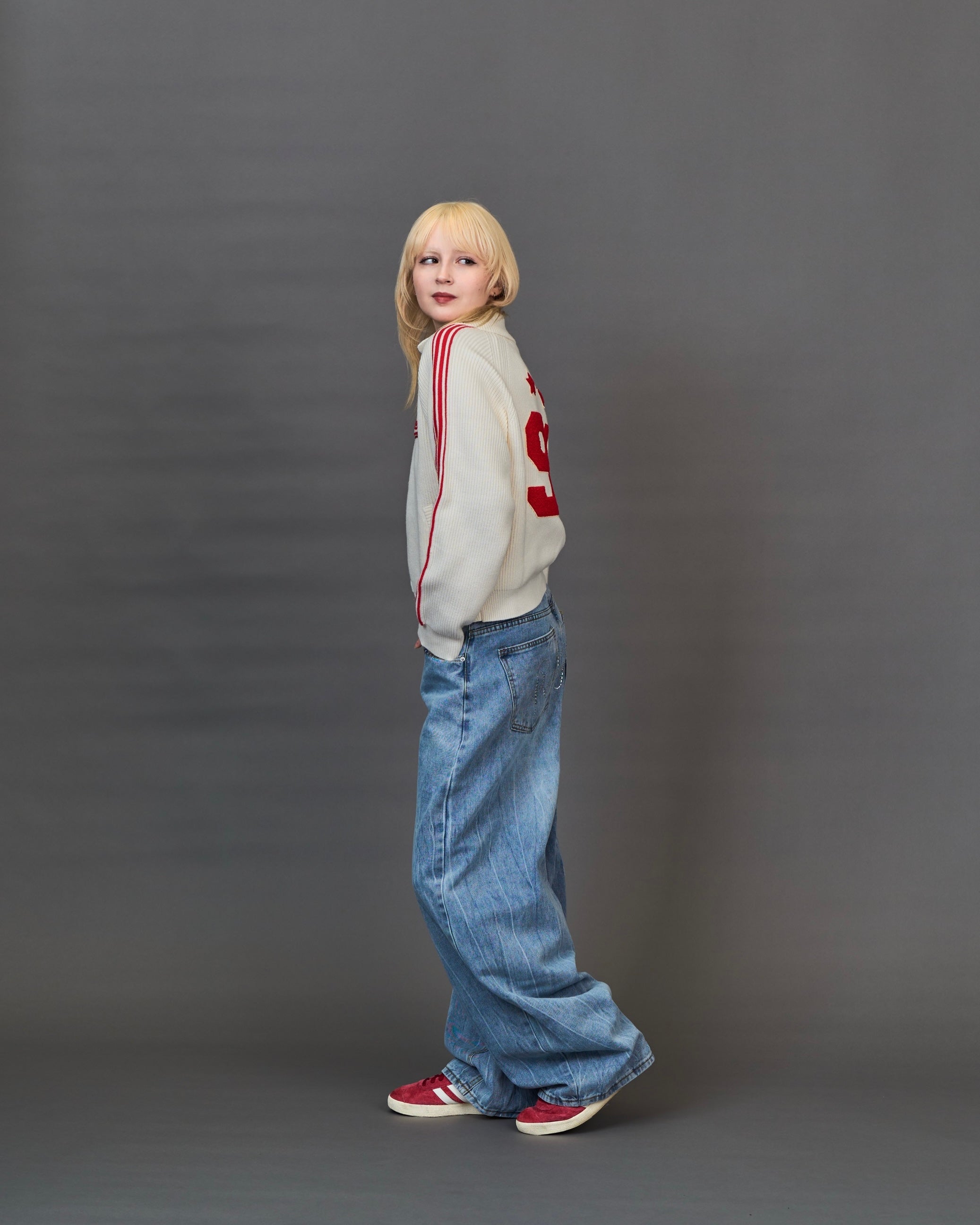 ラインストーンビンテージデニム/Rhinestone Vintage Denim SL0047